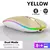 Mouse sem fio Bluetooth para Tablet e telefone, Ratos de retroiluminação RGB r - loja online