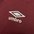 Camisa do West Ham Home 24/25 Torcedor Umbro Masculino - Vinho