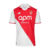 Camisa Mônaco Home 24/25 Torcedor Kappa Masculino - Branca e Vermelha - comprar online