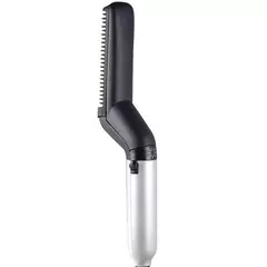 Escova de cabelo elétrica multifuncional Masculina, pente modelador, alisador e