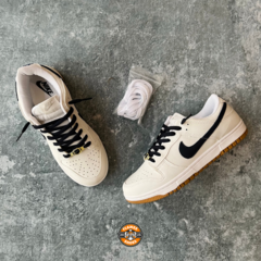 SB DUNK LOW PRO LABEL WHITE NAVY - Flamee