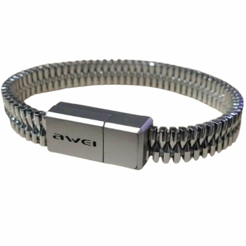 Pulseira USB Carregador (APENAS 3 NO ESTOQUE)