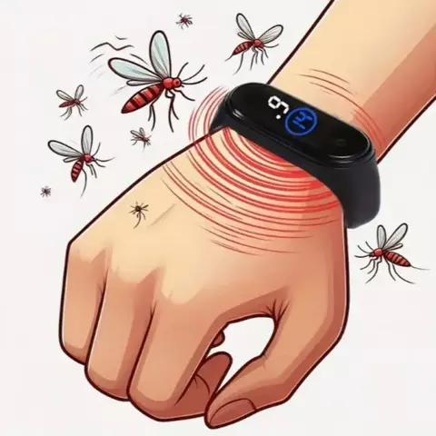 Pulseira Antimosquito Ultrassônica Proteção 24h - comprar online