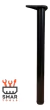 Kit 2un Pé Mesa/bancada Redondo Regulável Preto 73cm - Smartools