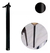 Pé Para Mesa/bancada Regulável Redondo Preto 73cm Hardt - Smartools