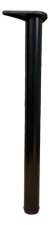 Kit 2un Pé Mesa/bancada Redondo Regulável Preto 73cm