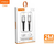 Cabo Turbo Carregador Tipo C Para Tipo C/Lightning A`GOLD CB68/CB69 Com 2 metros Mais Resistente - comprar online