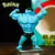 Action figure de Pokemon musculoso - 10 cm