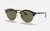 Rayban Clubround Negro-Dorado/Verde