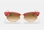 Rayban Clubround Rojo/Marrón Degrade - comprar online