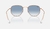 Rayban Hexagona Dorado/Azul Degrade - Bambossi