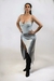 Bodie de lurex con perlas - comprar online
