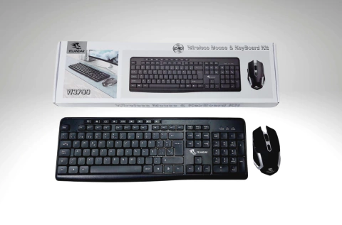 KIT TECLADO Y MOUSE INALAMBRICO W3700