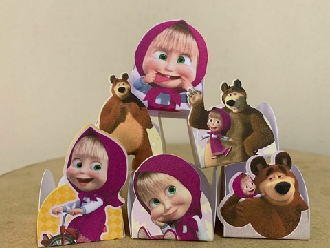 Forminhas Para Doces e brigadeiros Marcha e Urso Festa de Aniversário, Confeitaria, BRIGADEIRO