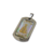 pingente plaquinha nossa Senhora aço inox 4cm