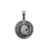 pingente medalha São Bento aço inox com resina3cm