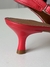 Slingback Vermelho Laço - loja online