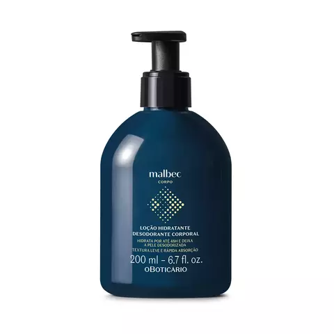 Loção Hidratante Desodorante Corporal Malbec 200ml
