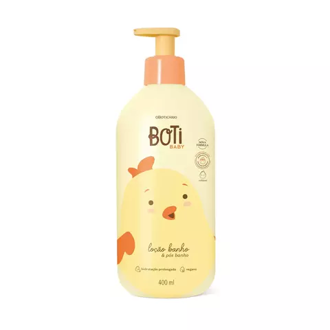 Loção Hidratante Banho e Pós-Banho Boti Baby 400ml