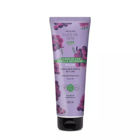 Máscara Capilar Cuide-se Bem Feira Cachos de Uva 250ml