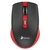 Mouse Nextep Inalámbrico Recargable Switch Encendido 1600 dpi Color Negro-Rojo