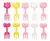 Palillos Hello Kitty y moños