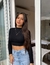 Cropped Gabi preto
