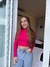 Cropped Gabi rosa na internet