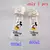 Imagem do Disney-garrafa de água plástica portátil com palha para crianças, copo transparente de água potável de grande capacidade, mouse mickey, pato Donald, 400-600ml