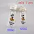 Imagem do Disney-garrafa de água plástica portátil com palha para crianças, copo transparente de água potável de grande capacidade, mouse mickey, pato Donald, 400-600ml