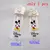 Disney-garrafa de água plástica portátil com palha para crianças, copo transparente de água potável de grande capacidade, mouse mickey, pato Donald, 400-600ml - comprar online