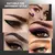 Lápis de sobrancelha Microblading impermeável, cabeça dividida 4, maquiagem natural olhando sobrancelhas, 5 cores na internet