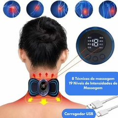 Mini Massageador Portátil - Relaxamento por Estimulação Elétrica - H Maiúsculo - Itens de qualidade para as demandas do Homem