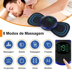 Mini Massageador Portátil - Relaxamento por Estimulação Elétrica na internet