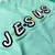 Camiseta Feminina Verde Menta Aplique J.E.S.U.S - comprar online
