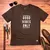Camiseta Masculina Marrom Good Vibes Only - comprar online
