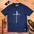 Camiseta Masculina Azul Fé - comprar online