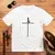 Camiseta Masculina Branca Fé