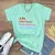 Camiseta Feminina Verde Menta A fé não tem fronteiras nem limites