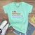 Camiseta Feminina Verde Menta A fé não tem fronteiras nem limites