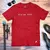 Camiseta Masculina Vermelha Eis-me Aqui - comprar online