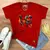 Camiseta Feminina Vermelha Love Colors