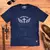 Camiseta Masculina Azul Cristo vive em mim - comprar online