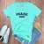 Camiseta Feminina Verde Menta Praise The Lord