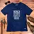 Camiseta Masculina Azul Nunca foi sorte sempre foi Deus. - comprar online