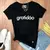 Camiseta Feminina Preta Gratidão