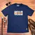Camiseta Masculina Azul Hello Sunshine - comprar online