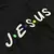 T-Shirt Infantil Preta Aplique J.E.S.U.S na internet