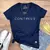 Camiseta Feminina Azul Continue