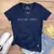Camiseta Feminina Azul Eis Me Aqui